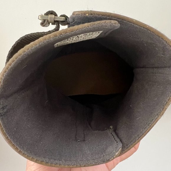 Sorel Women’s Brown/Green Waterproof Pull-On Slimboot Sz 11 - Picture 15 of 16